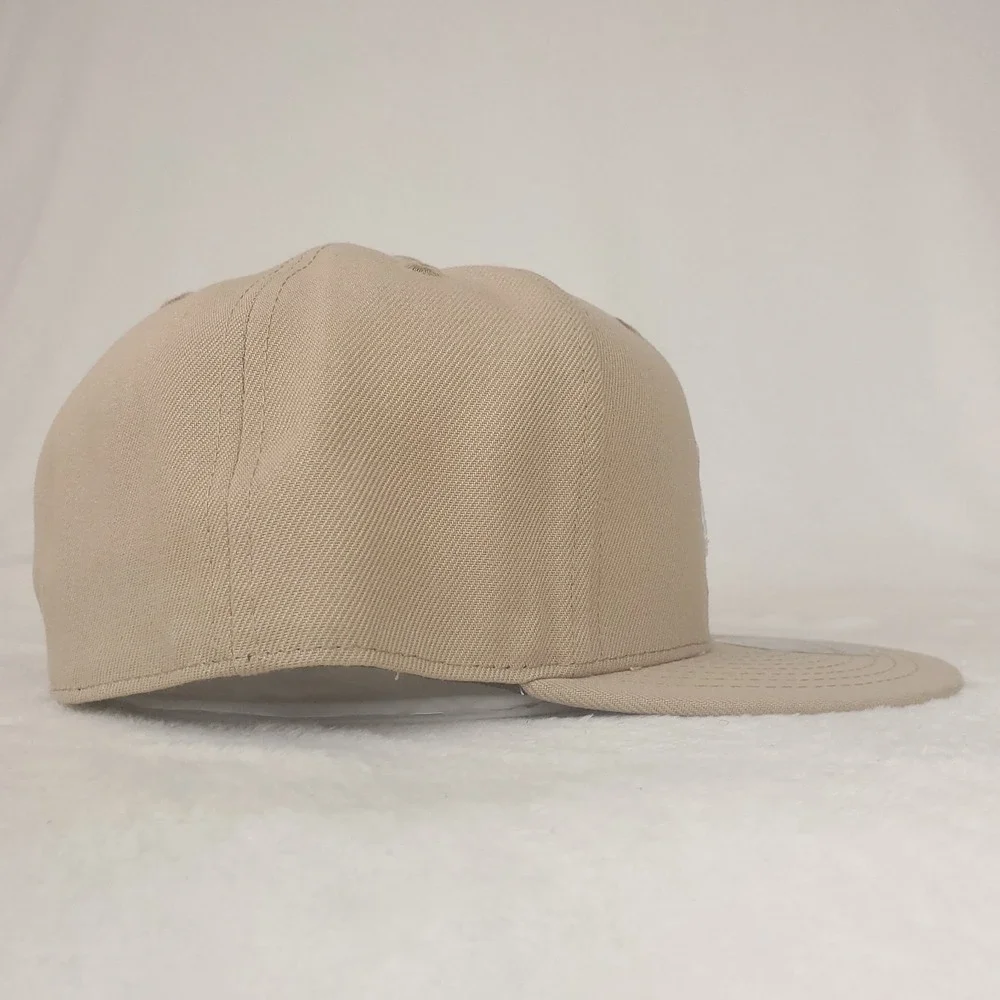 Seattle Mariners Mitchell & Ness MLB Fitted 7 3/4 Flatbill Cap‎ Hat Khaki NWT